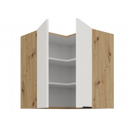 Szafka narożna górna 60 cm AURO WH/AR 60x60 GN-72 2F 90 antyfinger
